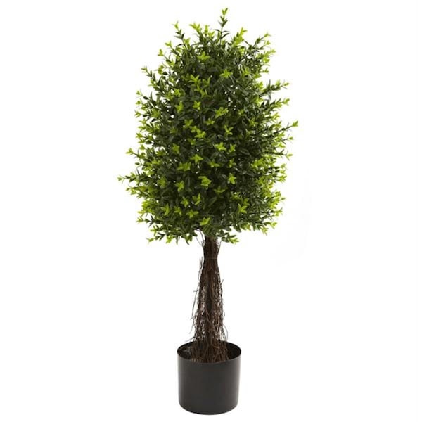 Nearly Natural 35 ft. ft. Ixora Topiary UV Resistant - Indoor-Outdoor 5413 - main